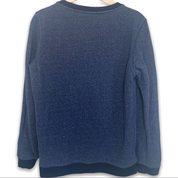 Scotch & Soda Amsterdam Blauw Logo Sweatshirt - Picture 7 of 9